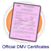 DMV Drivers Ed Certificate